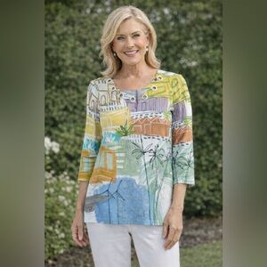 DOLCEZZA Simply Art top NWT